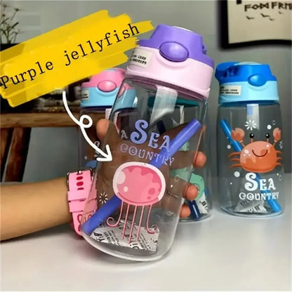 Gourde enfant avec paille