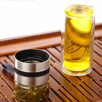 Gourde infusion thé en verre