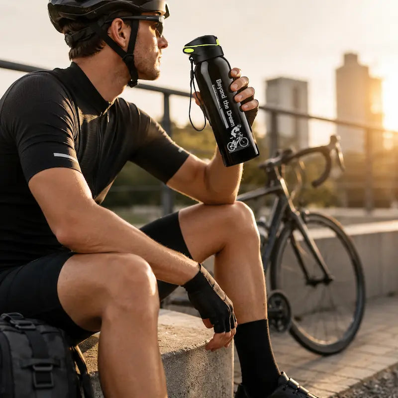 Gourde isotherme vélo