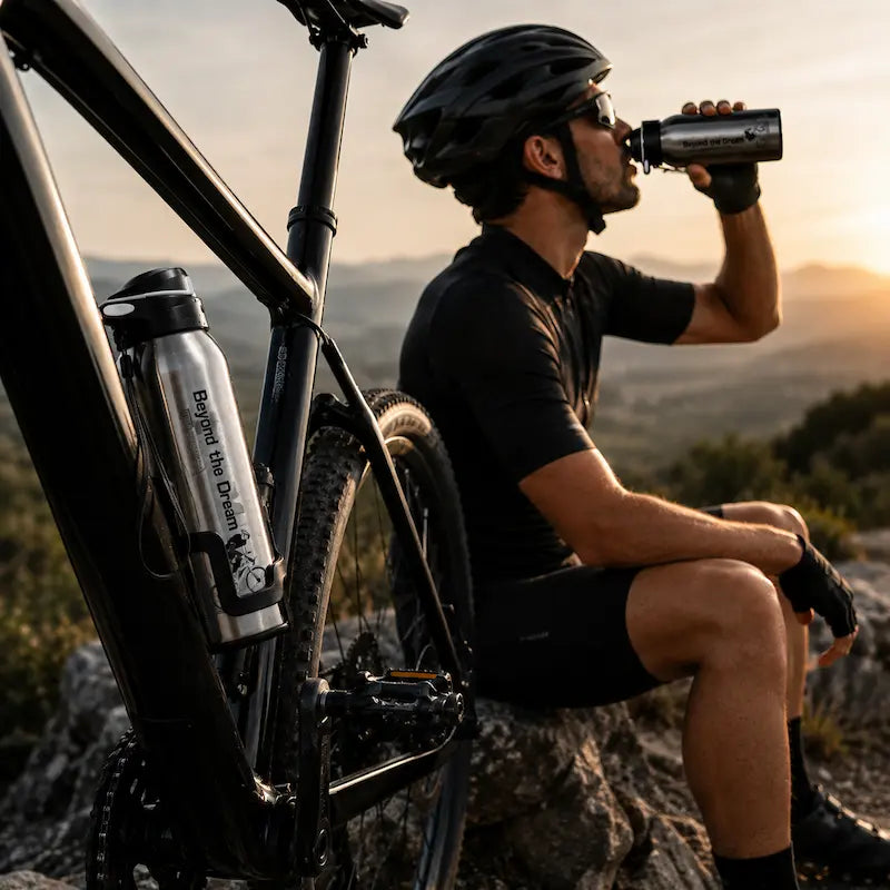 Gourde isotherme vélo