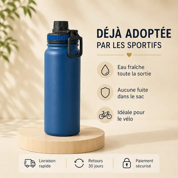 Gourde sport vélo isotherme
