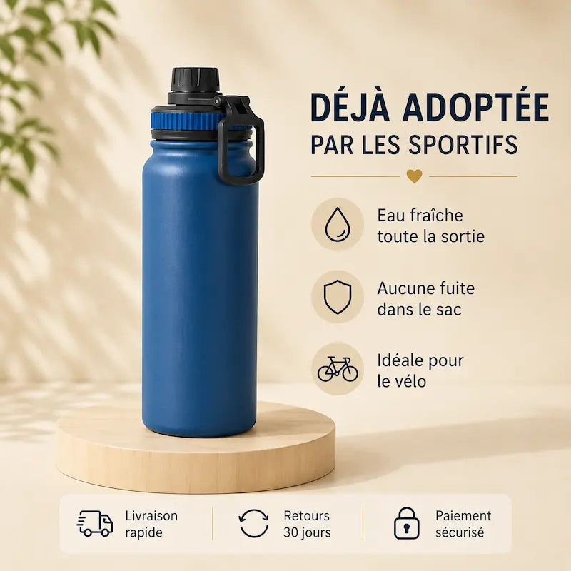 Gourde sport vélo isotherme