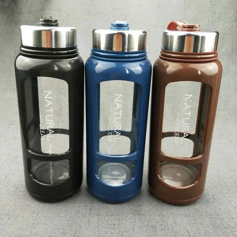 Bouteille en verre anti-brûlure