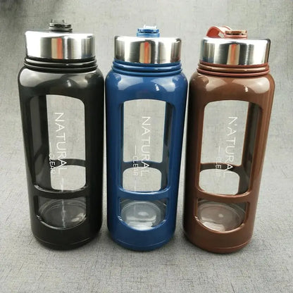 Bouteille en verre anti-brûlure