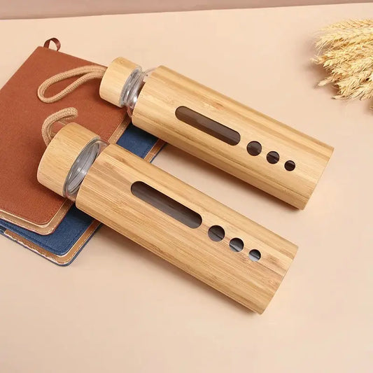 Gourde en verre bambou – Élégance & santé | VivaVerre