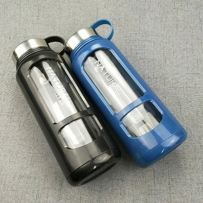 Bouteille en verre anti-brûlure