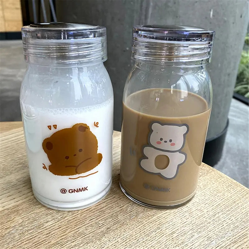Bouteille en verre ours 500 ml