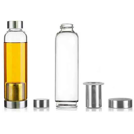 Gourde de sport en verre – Zéro goût plastique | VitraFlow