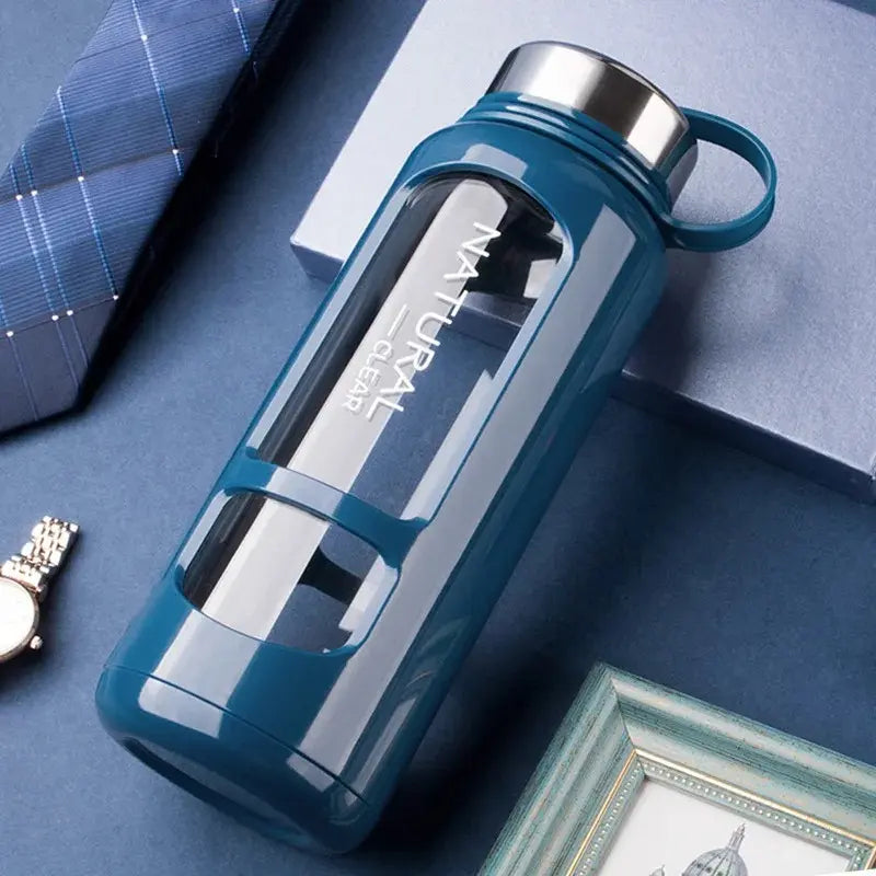 Bouteille en verre anti-brûlure