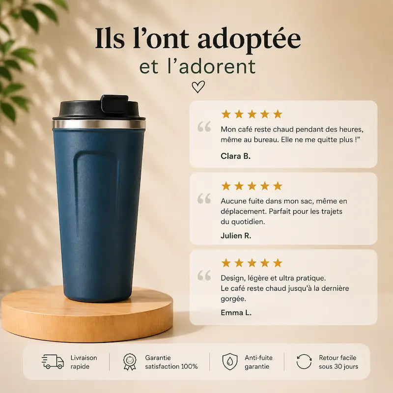 Tasse à café inox