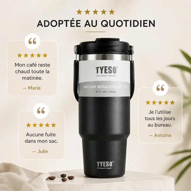 Tasse à café isotherme