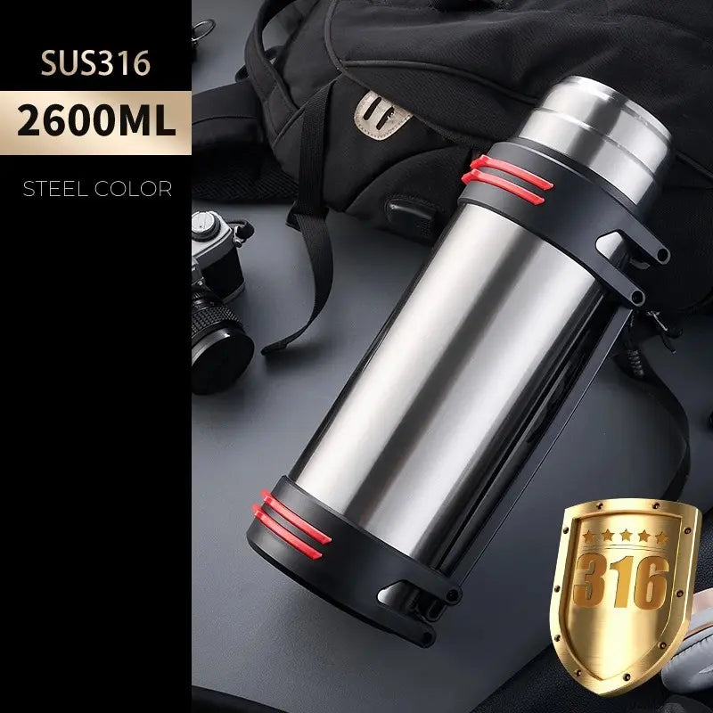 Bouteille isotherme inox étanche - Chaud & froid nomade | ThermoTrail